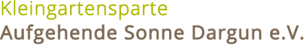 Kleingartensparte "Aufgehende Sonne" Dargun e.V. logo